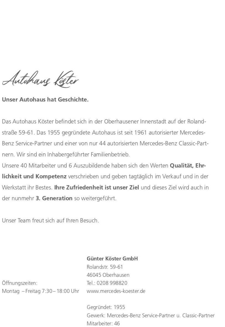 Autohaus Köster Autohaus Köster